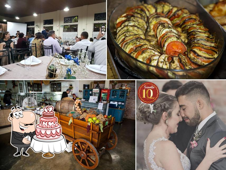 O Sievolo Restaurante oferece um espaço para hospedar um banquete de casamento