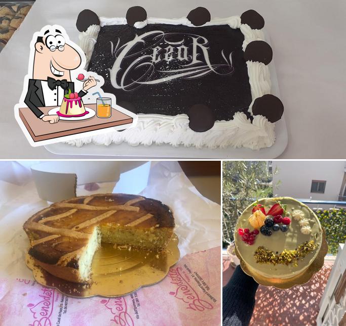 Pasticceria Benedetto Garbatella serve un'ampia selezione di dessert