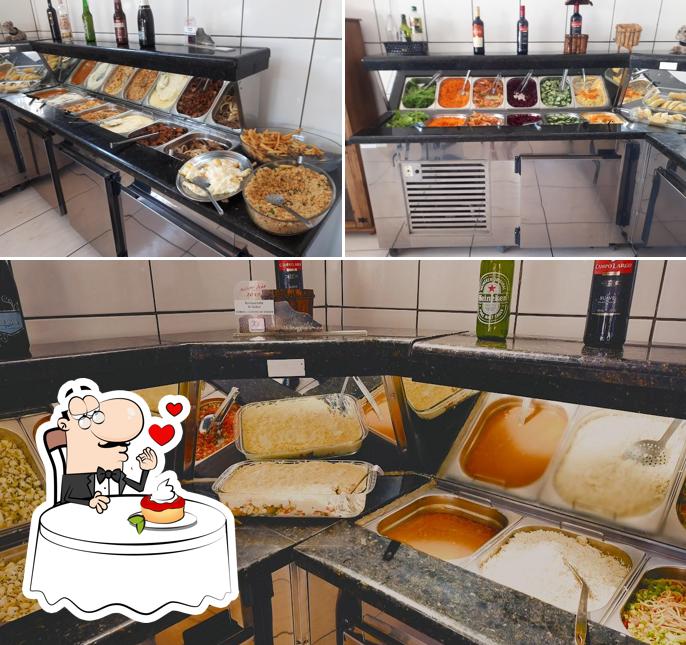 Lanchonete & Restaurante Ki-Sabor serve uma seleção de sobremesas