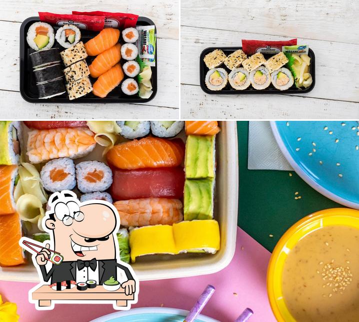 Choisissez de nombreuses options de sushi