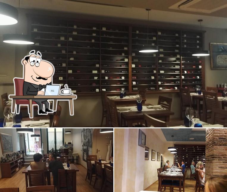 Gli interni di Giannino Restaurant