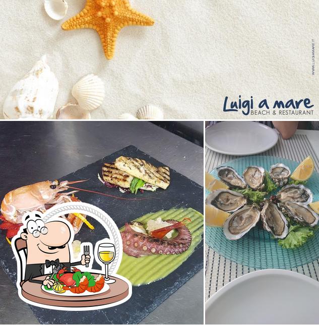 Prova la cucina di mare a Luigi a mare Beach & Restaurant