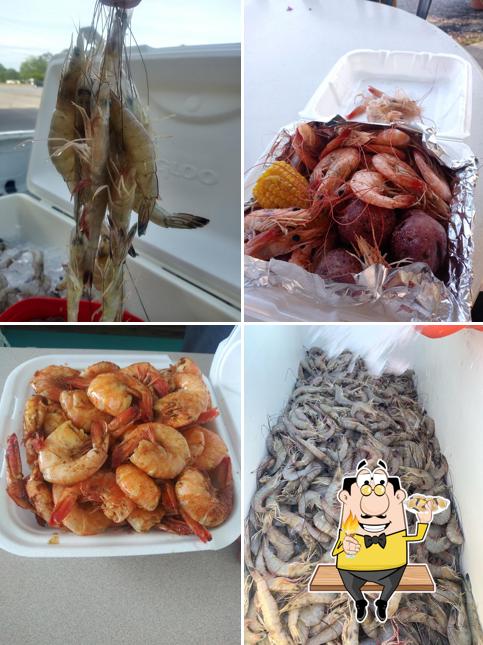 Try out seafood at The Shrimp Lady