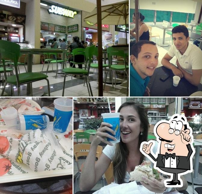 O interior do Subway - Capim Dourado Shopping - Sanduíches e lanches fast food