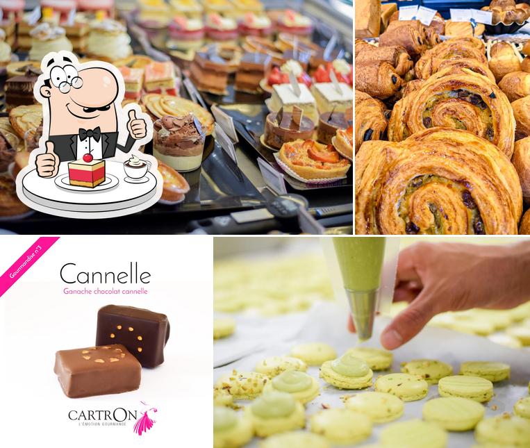 Cartron - L'émotion gourmande sert une éventail de desserts