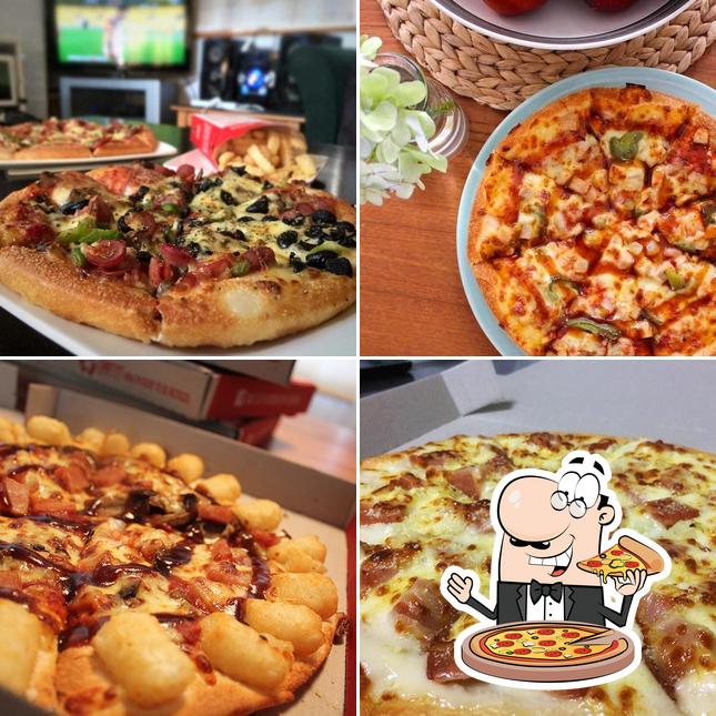 Pick different types of pizza