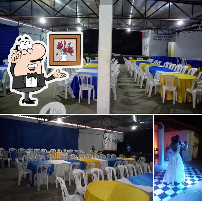 O interior do Bar Do Gremio