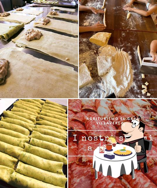 Piatto di formaggi al Agriturismo El Gran