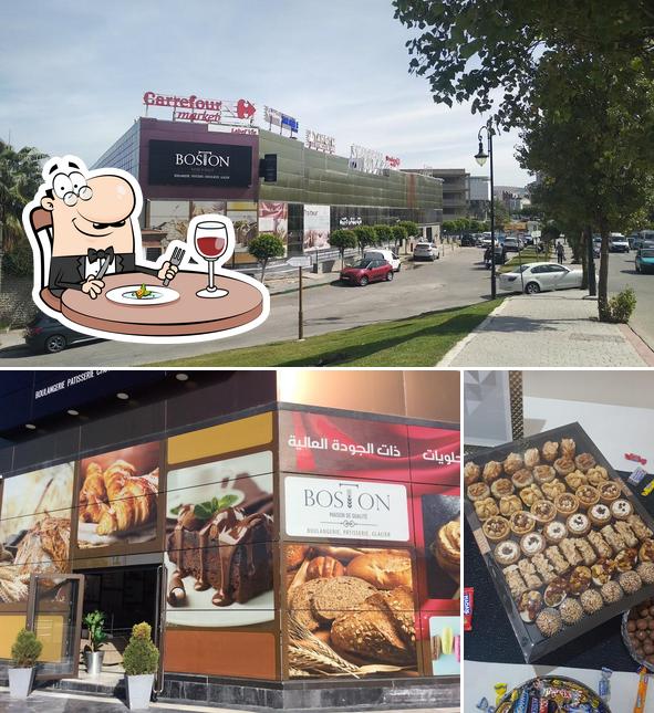 Voici la photo affichant la nourriture et extérieur sur Boulangerie Pâtisserie Boston