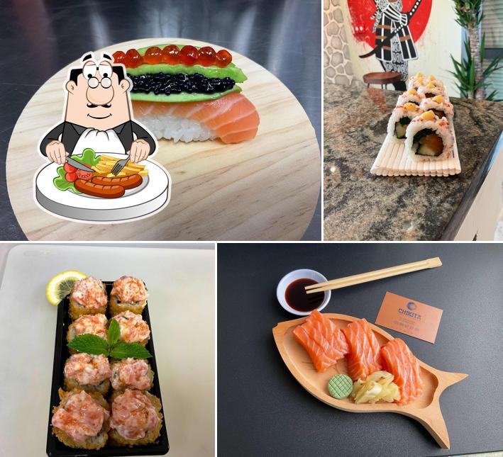 Nourriture à CHIKITA sushis et cuisine japonais