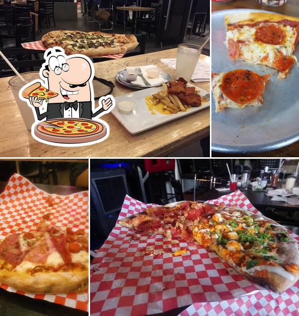 Get pizza at Dante's Eatery & Bar
