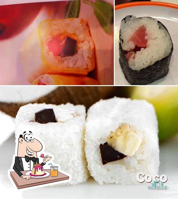 eat SUSHI Bussy saint Georges sert un nombre de desserts