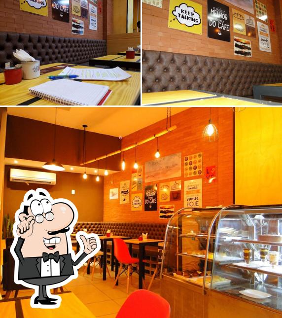 Veja imagens do interior do Café com Churros