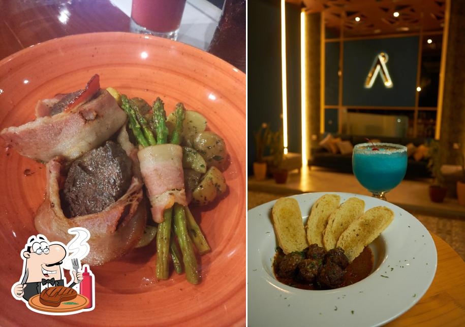 Elige una receta con carne en Alba Rooftop