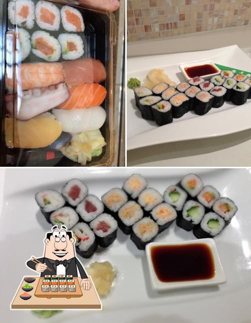 Elige uno de sus diferentes tipos de sushi