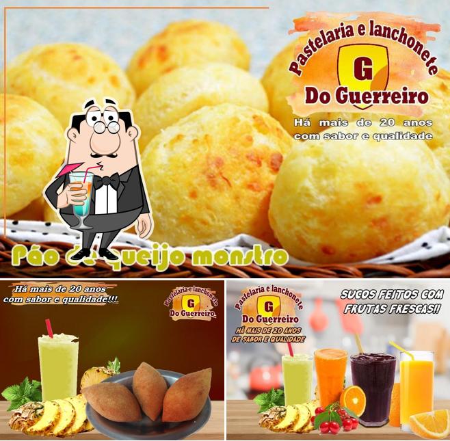 Entre diversos coisas, bebida e comida podem ser encontrados no Pastelaria e Lanchonete Do Guerreiro