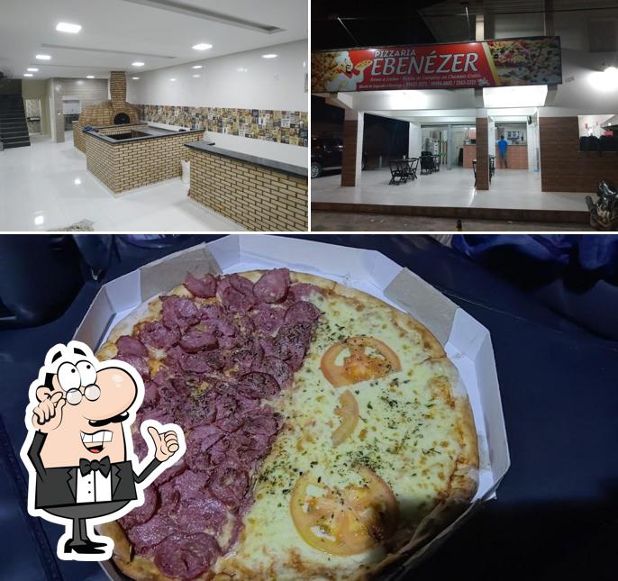 O Pizzaria Ebenézer se destaca pelo interior e pizza