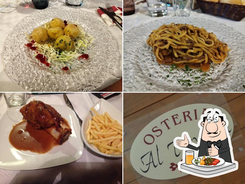 Platti al Osteria Travaion