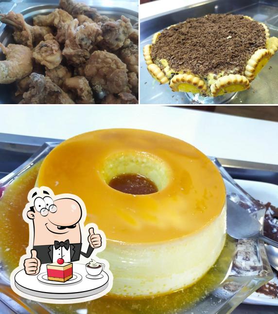 Desfrute de uma das sobremesas