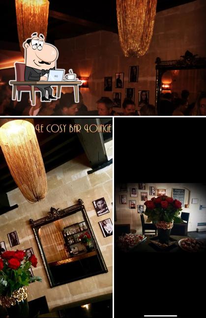 L'intérieur de Le Cosy bar lounge