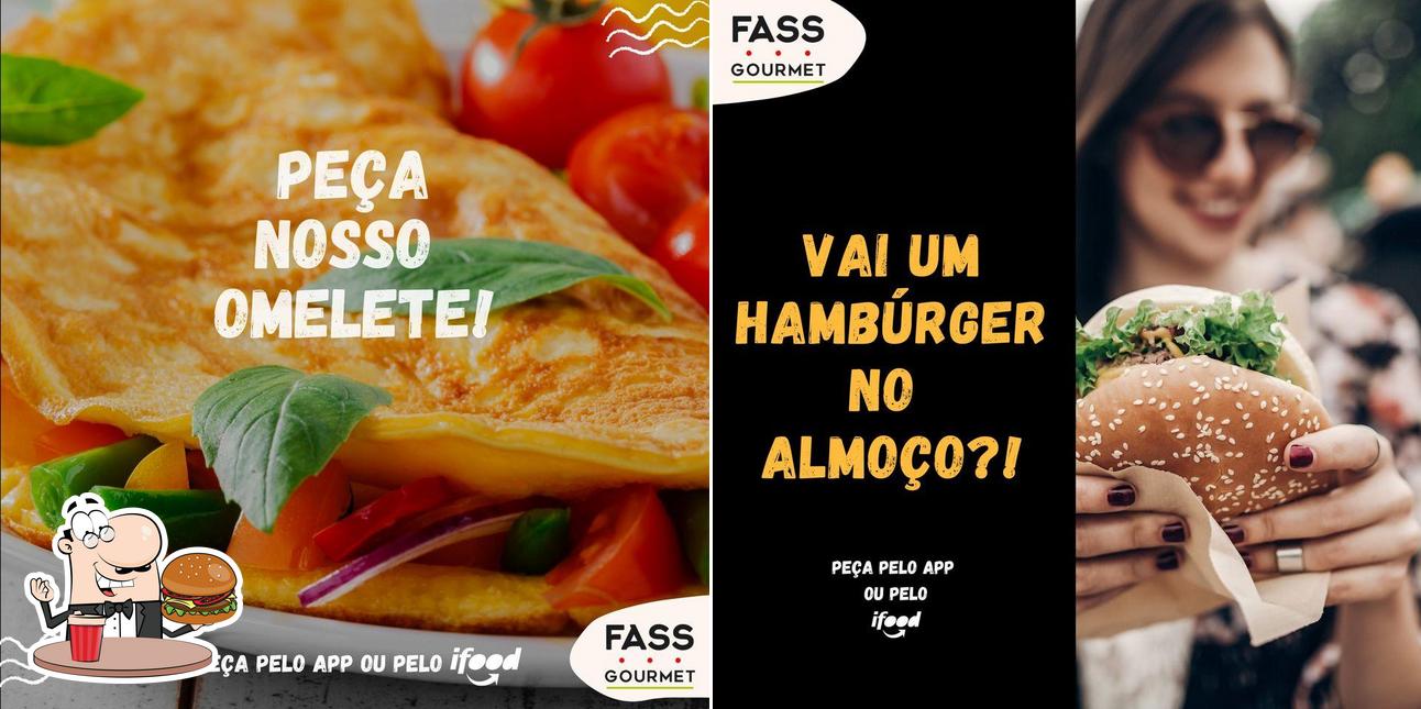 Experimente um hambúrguer no Fass Gourmet