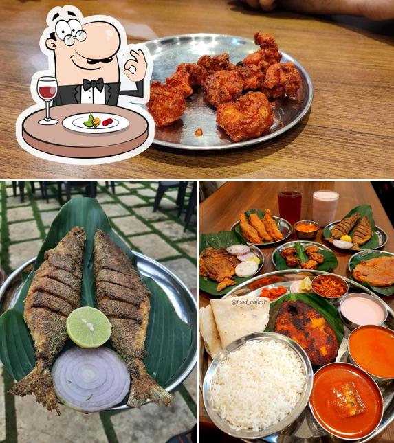 Food at Fish Curry Rice - Tilak Road