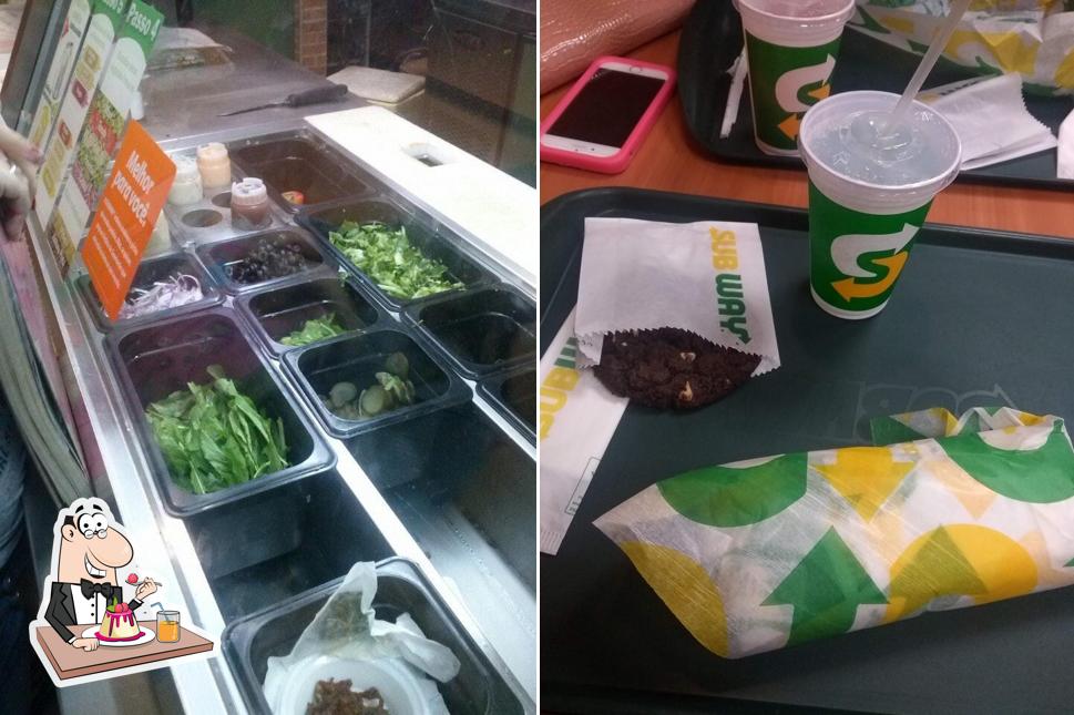 Subway serve uma variedade de pratos doces