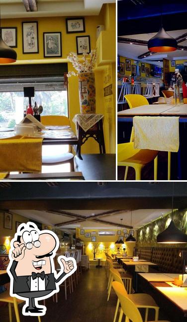 The interior of Goan Fish Cafe