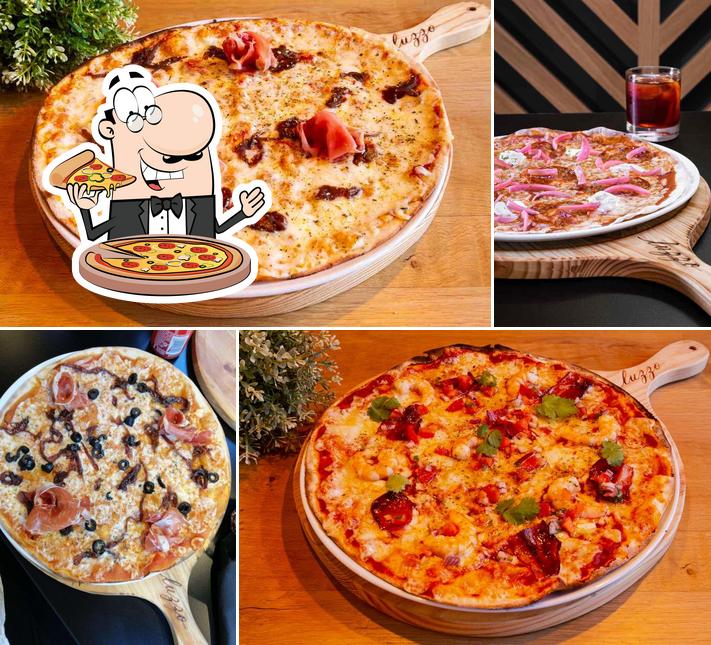 Elige una pizza en Pizzaria Luzzo