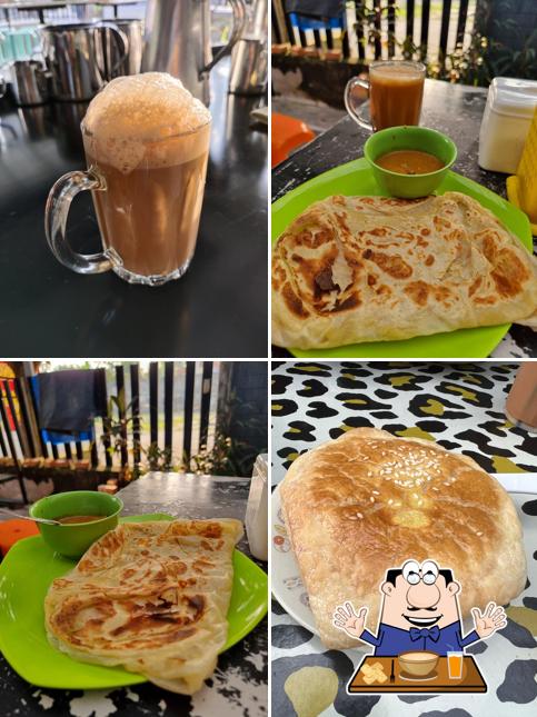 Platos en Roti Canai & Teh Tarek Ahbab