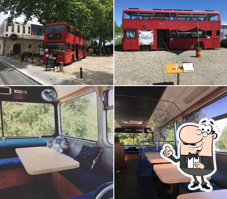 L'intérieur de Brexit Bus - Foodtruck de Burgers Maison - Le Haillan
