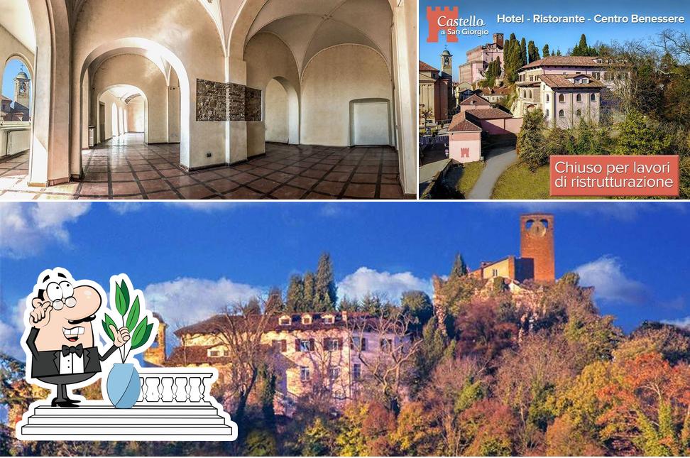 Gli esterni di Castello di San Giorgio San Giorgio Canavese
