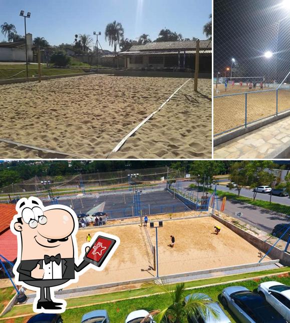 O exterior do Erre Jota - Aulas de Futevôlei, Aulas de Vôlei e Aulas de Beach Tennis