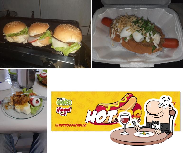 Comida em Hot Dog du Pabllo