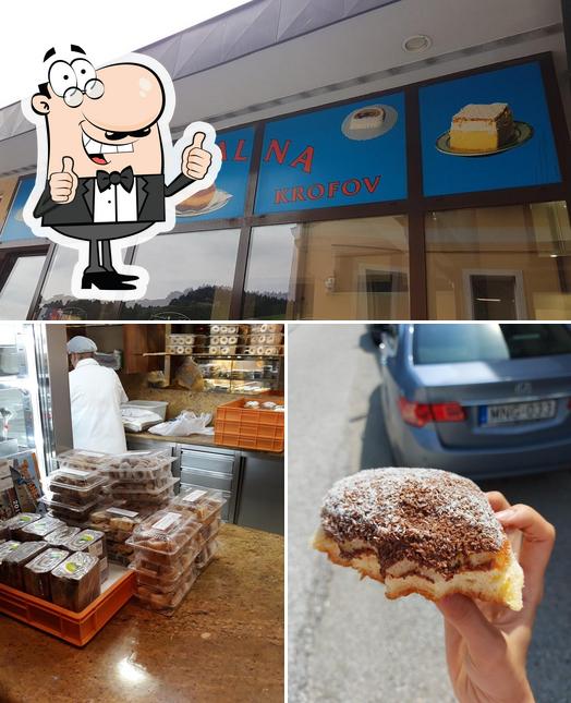 Look at this image of Trojane Doughnuts and traditional restaurant