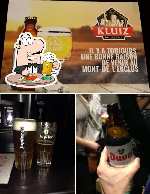 Commandez un verre de bière blonde ou brune