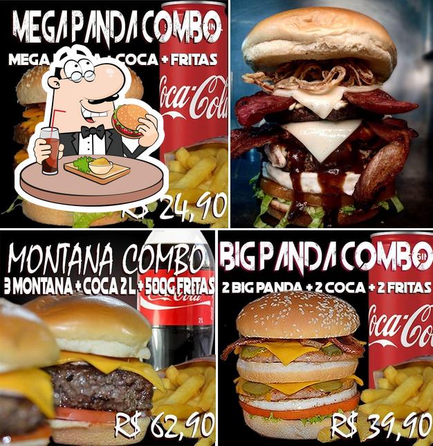 Consiga um hambúrguer no Panda Rock Beer