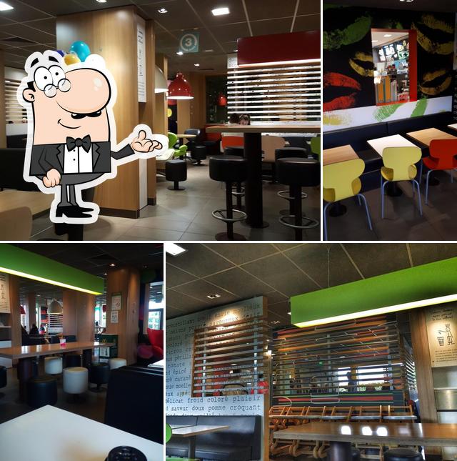 L'intérieur de McDonald's