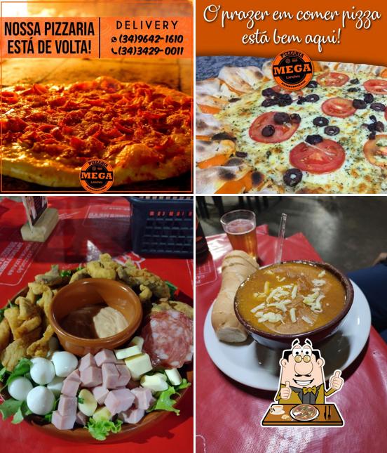 Escolha diferentes tipos de pizza