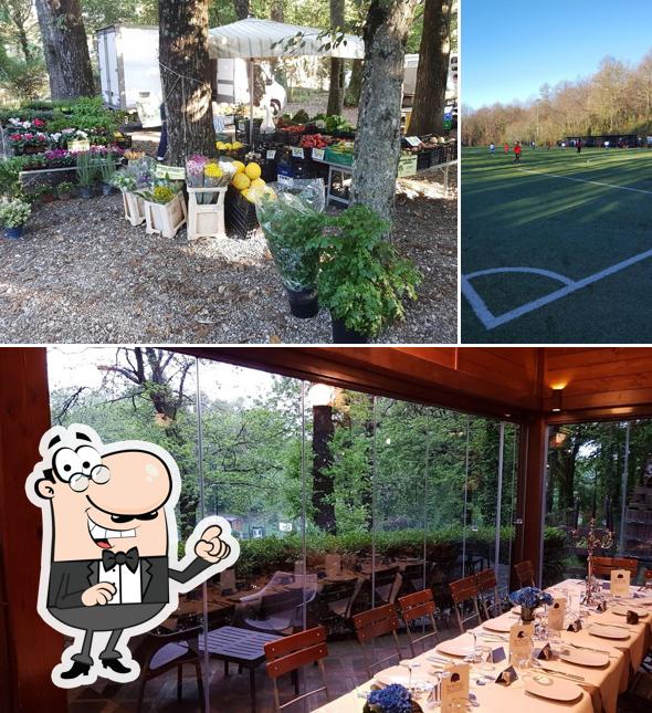 Installez-vous à l'une des tables de "Montegentile Sporting Club" Ristorante - Pizzeria - Sport- Natura