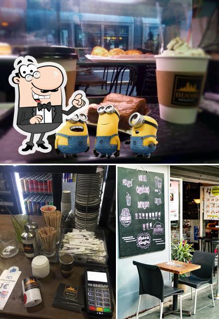 Интерьер "BUONI Coffeeshop, expresso Bar Latte art & sandwicherie"