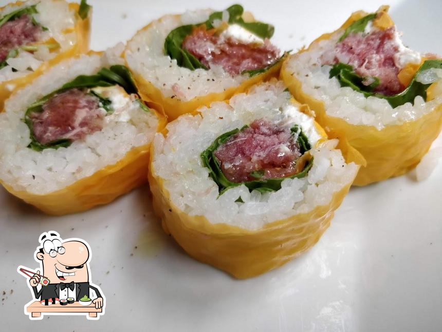 Scegli le diverse opzioni di sushi