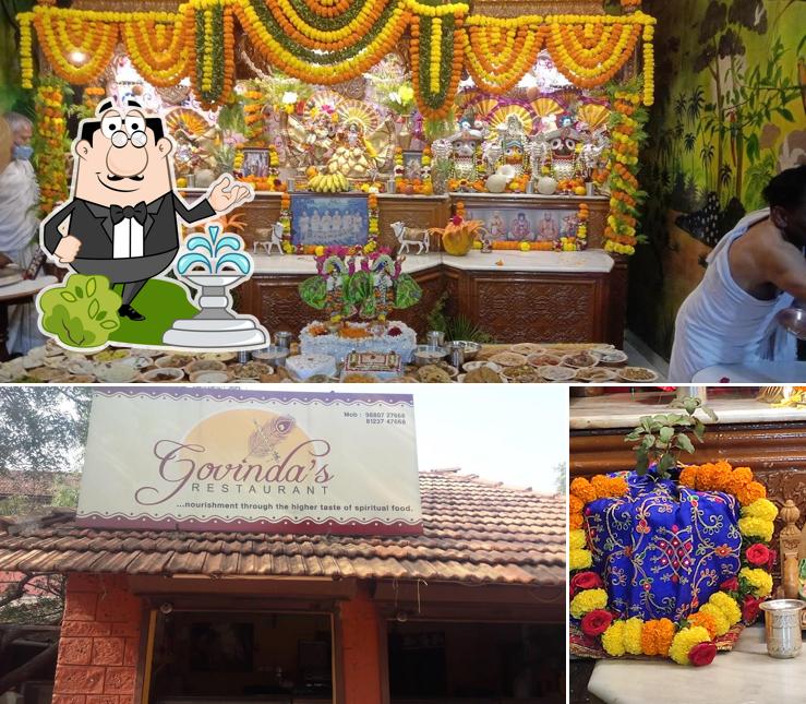 The exterior of Govinda restaurant