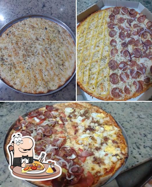 Escolha pizza no Stop Pizza