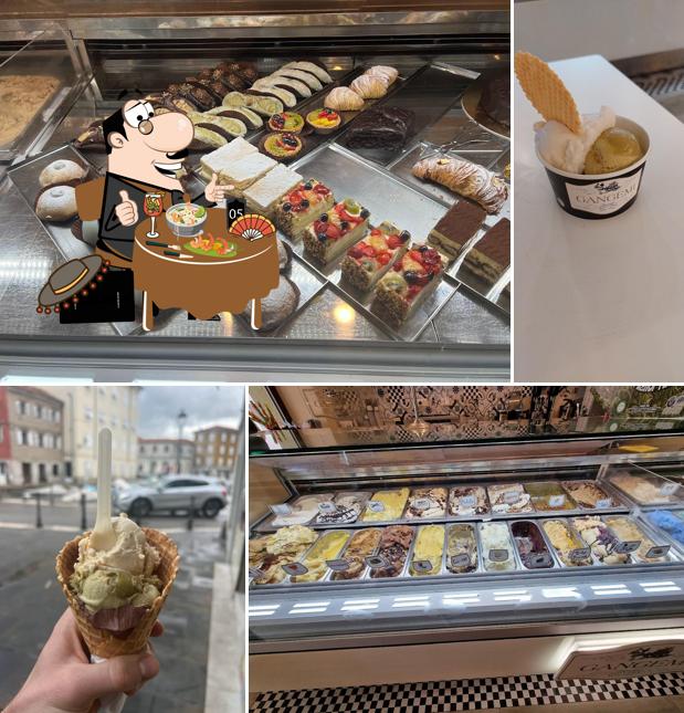 Platti al Bar gelateria Gangemi di Muggia