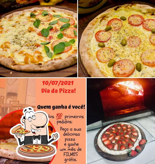 Consiga diversos estilos de pizza