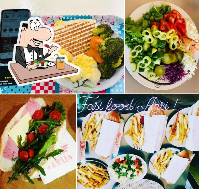 Plats à Fast Food Arsi
