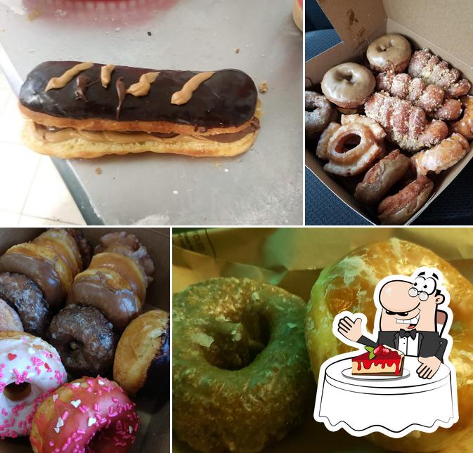 Frank's Donuts serves a selection of sweet dishes