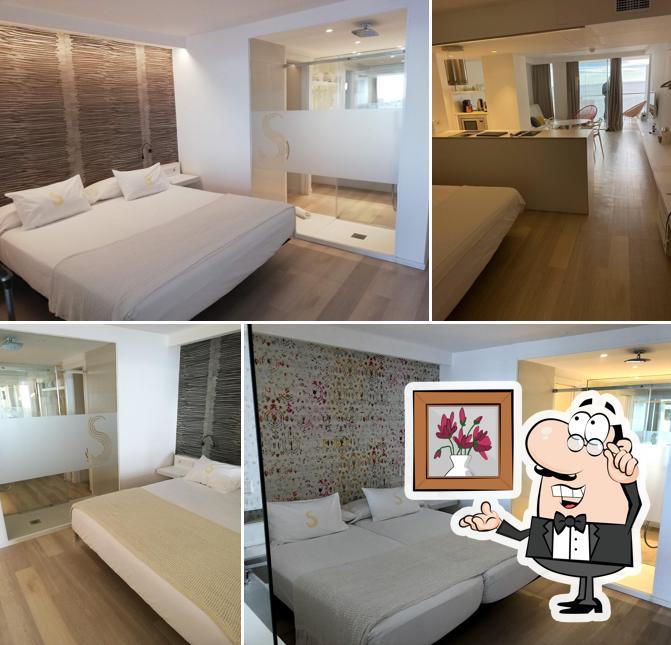 El interior de Sud Ibiza Suites - Apartamentos de Lujo en Ibiza