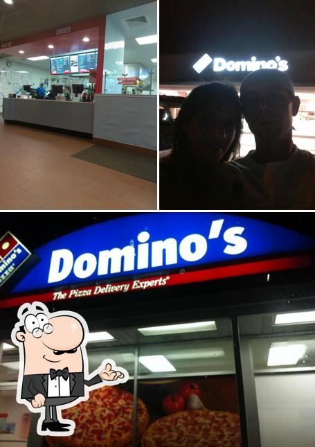 The interior of Domino's Pizza